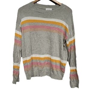 ANDREE BY UNIT Women's Size S Small Striped Pullover Sweater